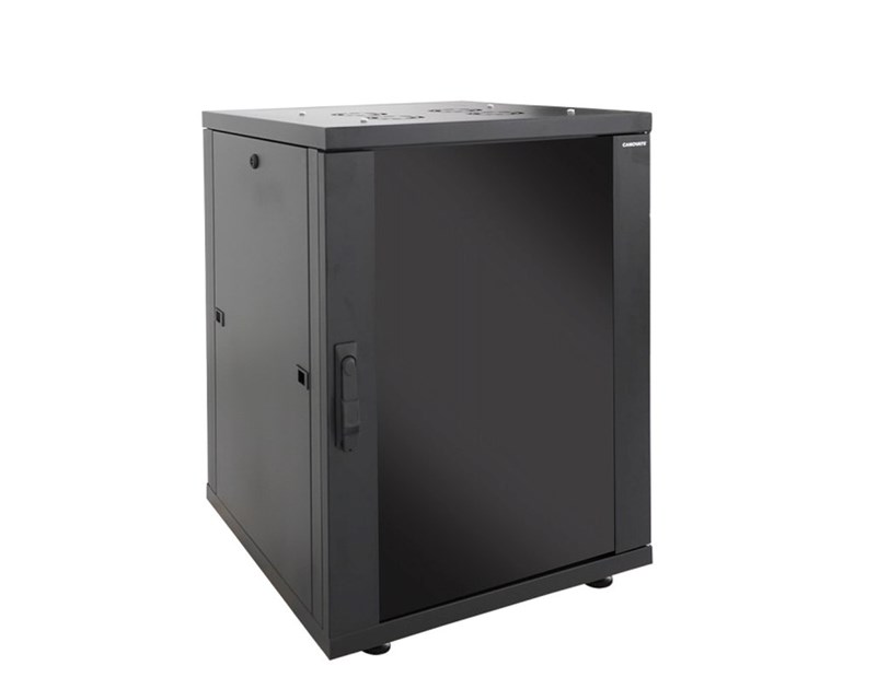 Canovate 19" 16U 600x600x878 INORAX ECO podni ormar, crni (CSN-U-9-1666F)