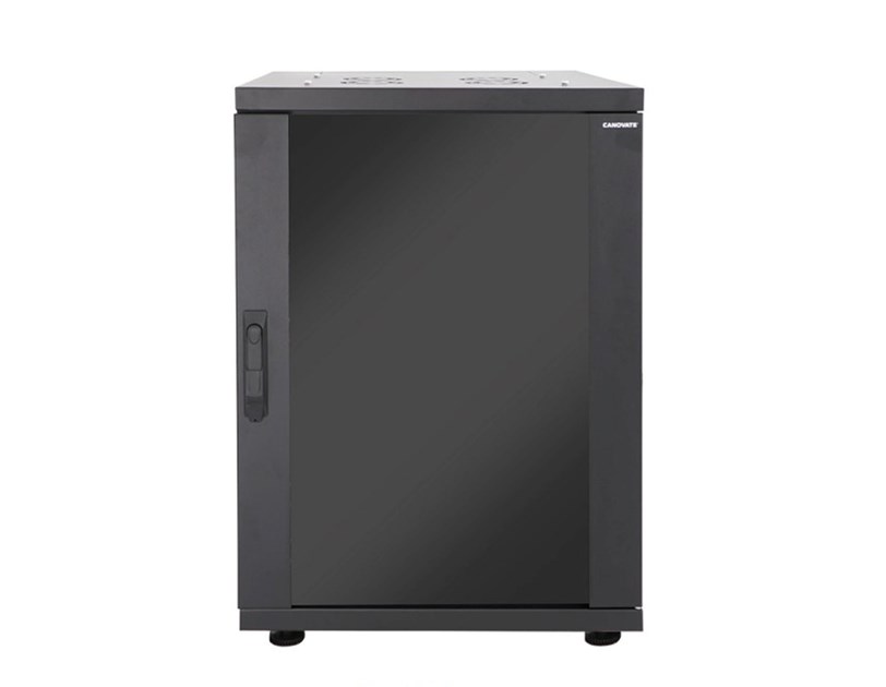 Canovate 19" 16U 600x600x878 INORAX ECO podni ormar, crni (CSN-U-9-1666F)
