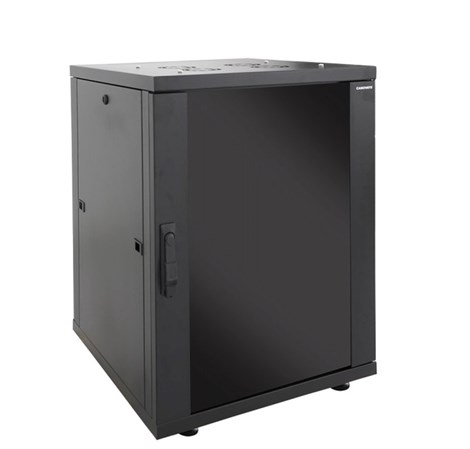 Canovate 19" 16U 600x800x878 INORAX ECO podni ormar, crni (CSN-U-9-1668F)