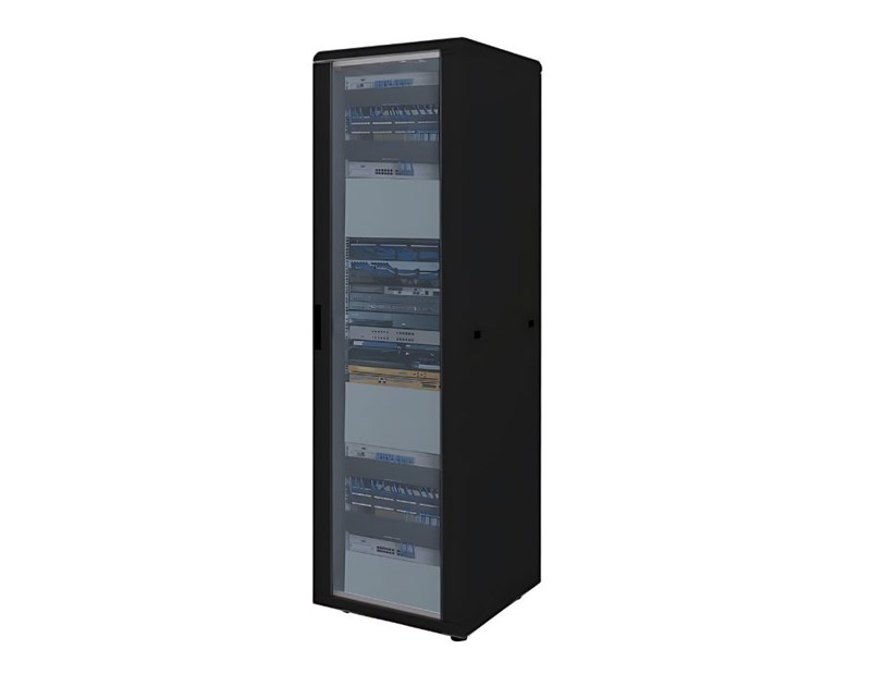 Canovate 19" 26U 600x600x1322 INORAX ECO podni ormar, crni (CSN-U-9-2666F)