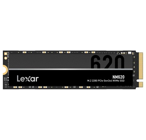 Lexar NM620 512GB M.2 NVMe PCIe SSD, Gen3, R/W: 3500/2400 MB/s, High Speed, 4 Lanes