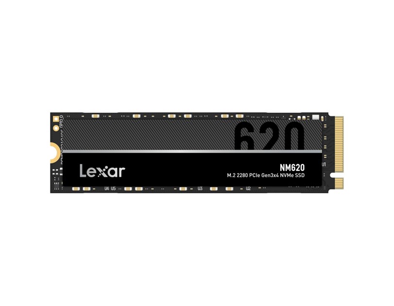 Lexar NM620 512GB M.2 NVMe PCIe SSD, Gen3, R/W: 3500/2400 MB/s, High Speed, 4 Lanes