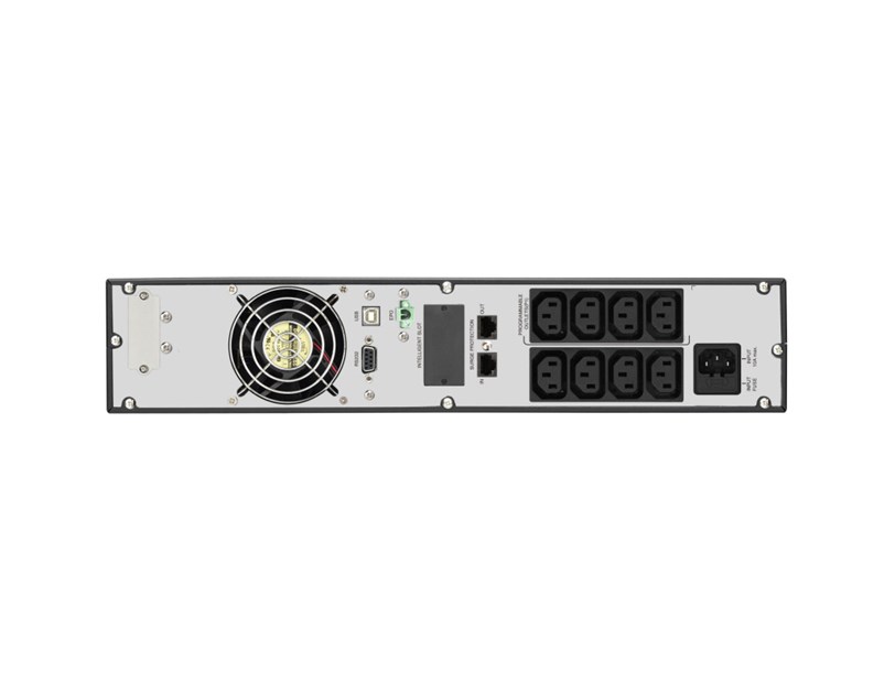 Fortron Source UPS Custos 9X+ 1K Rack/Tower 1000VA/900W, On-line double conversion, USB, RS-232, EPO, 12V/9Ah, LCD