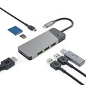 Green Cell HUB adapter 7in1 USB-C (3xUSB-A 3.1 HDMI 4K 60Hz USB-C PD 85W) - za Apple MacBook M1/M2, Lenovo X1, Asus ZenBook, Dell XPS