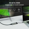 Green Cell HUB adapter 7in1 USB-C (3xUSB-A 3.1 HDMI 4K 60Hz USB-C PD 85W) - za Apple MacBook M1/M2, Lenovo X1, Asus ZenBook, Dell XPS