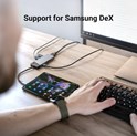 Green Cell HUB adapter 7in1 USB-C (3xUSB-A 3.1 HDMI 4K 60Hz USB-C PD 85W) - za Apple MacBook M1/M2, Lenovo X1, Asus ZenBook, Dell XPS