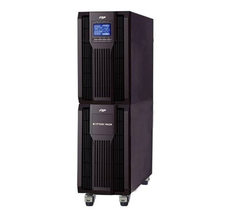 Fortron Source Champ Tower 10000VA/9000W, On-line double conversion, Pure Sinewave, 0.9 power factor, 16pcs CSB 9Ah battery inside, USB, RS-232, EPO