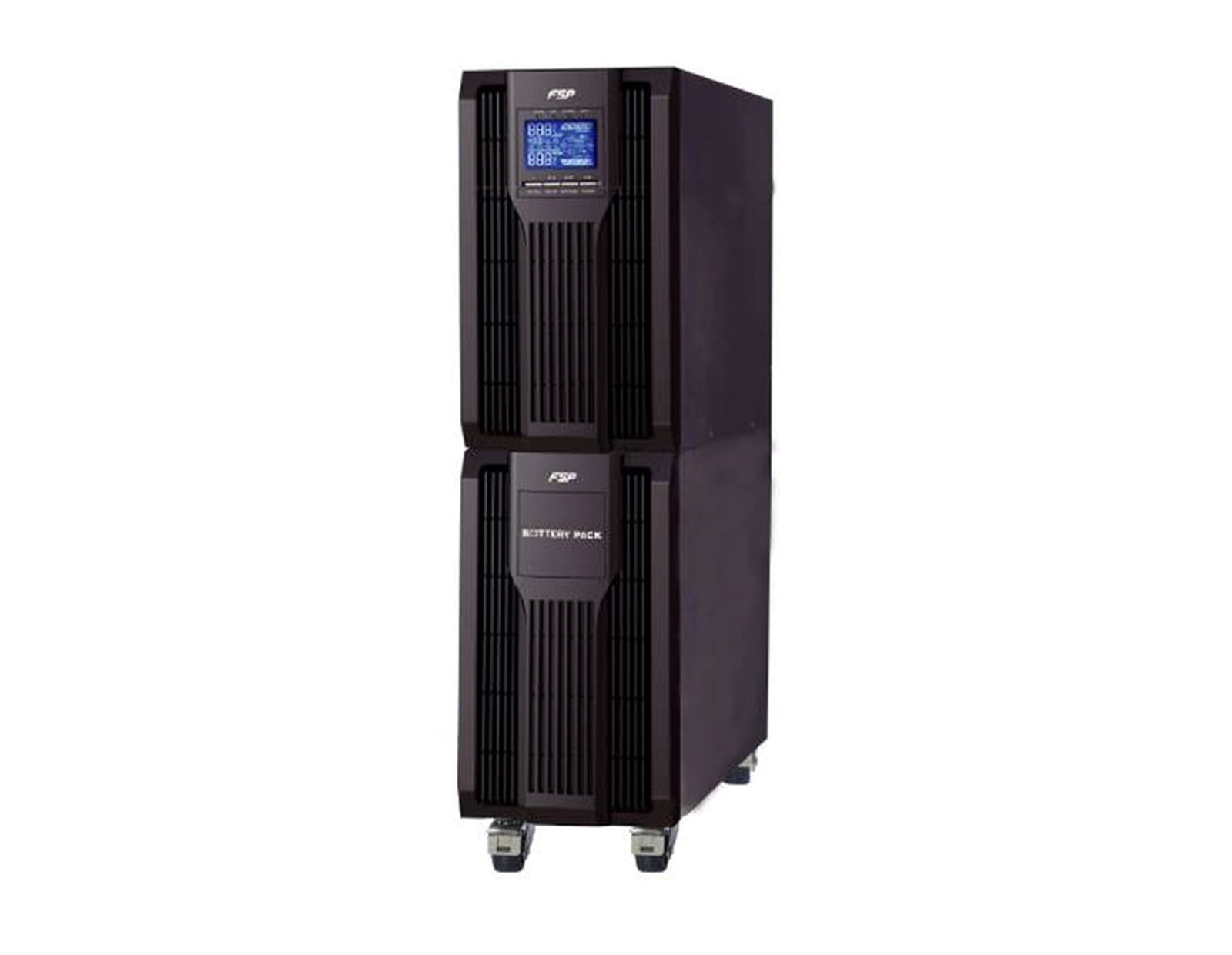 Fortron Source Champ Tower 10000VA/9000W, On-line double conversion, Pure Sinewave, 0.9 power factor, 16pcs CSB 9Ah battery inside, USB, RS-232, EPO