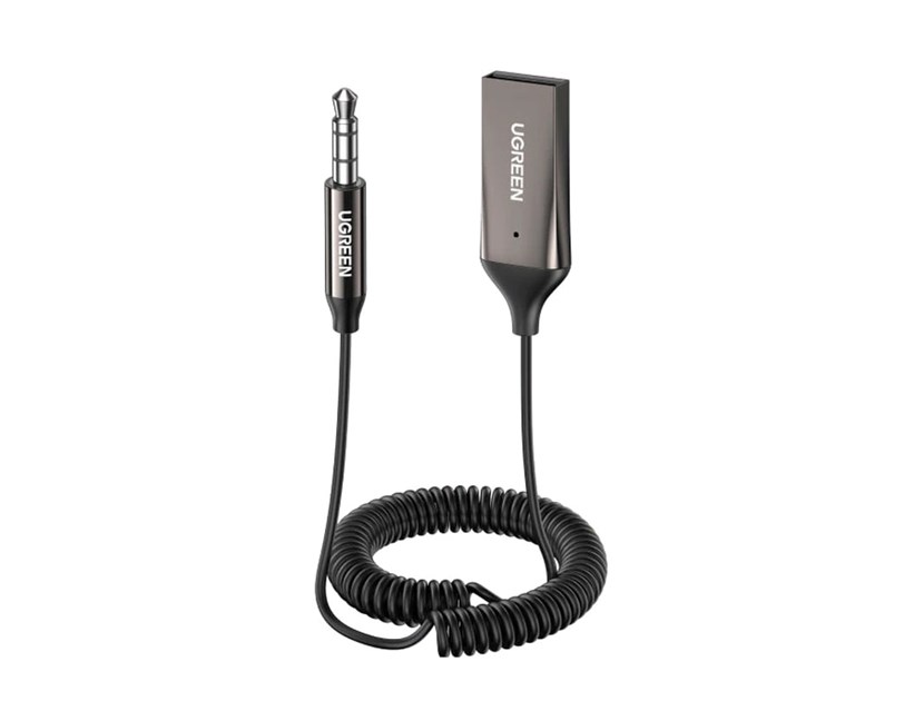 UGREEN Bluetooth 5.0 USB/Aux adapter, za auto, crni
