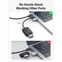 UGREEN čitač memorijskih kartica USB 3.0, TF/SD, 15cm, crni