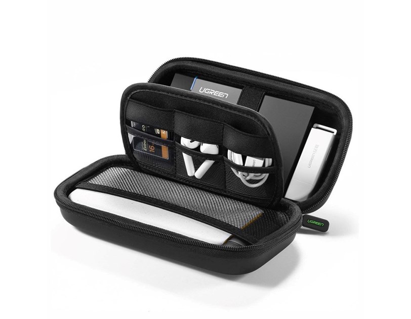UGREEN zaštitna kutija (Large) za 2.5" HDD/SSD + dodatnu opremu, crna