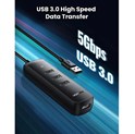 UGREEN 4-portni USB-A HUB 4xUSB-A 3.0, 1m, crni