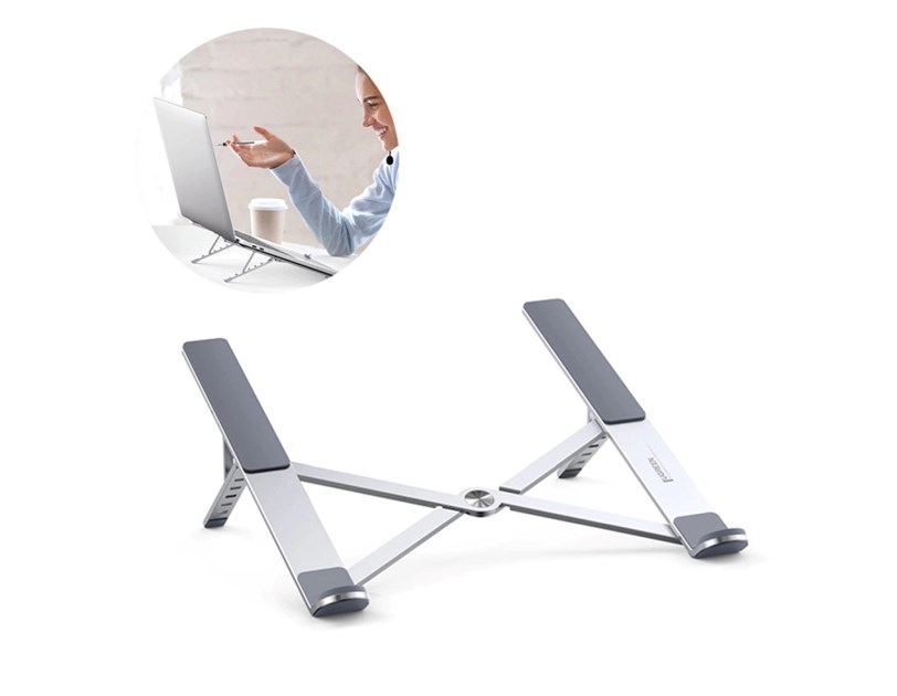 UGREEN stalak za prijenosnik do 17.3", do 5kg, sklopiva, podesiva po visini, siva