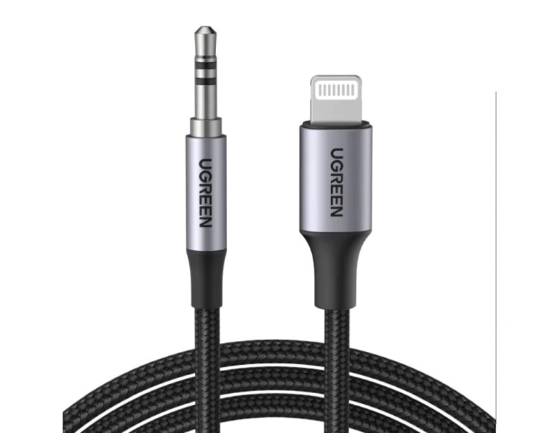 UGREEN kabel, Lightning na 3.5mm (M), 1m