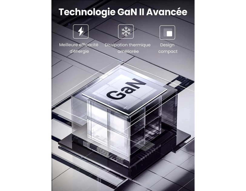 UGREEN Nexode Mini GaN II Tech zidni punjač 30W, USB-C, PD3.0/QC4.0+, sivi