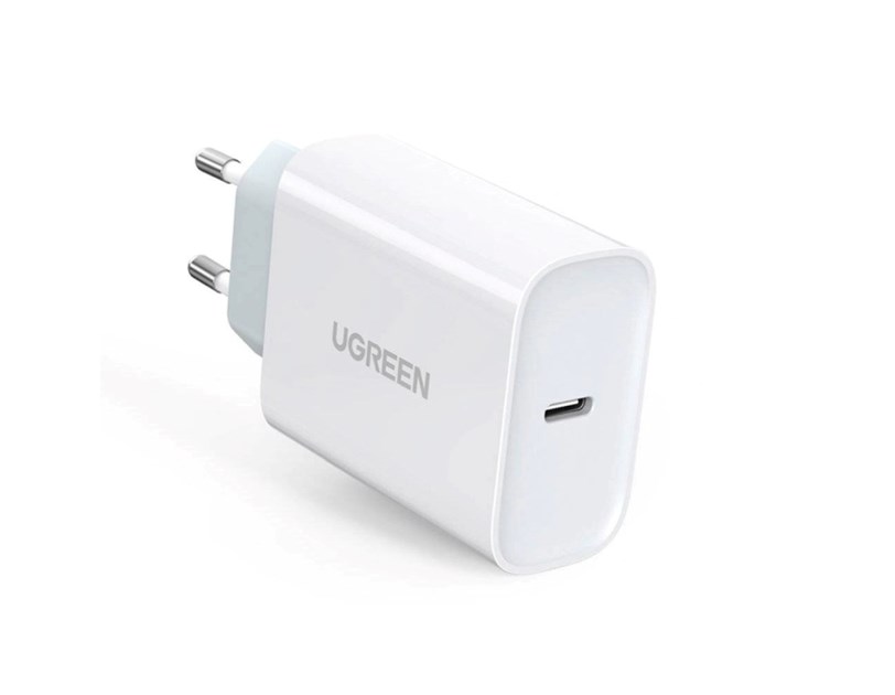 UGREEN zidni punjač 30W, USB-C, PD3.0/QC4.0+, bijeli