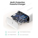 UGREEN zidni punjač 30W, USB-C, PD3.0/QC4.0+, bijeli