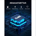 UGREEN GaN Tech zidni punjač 65W, 1×USB-A/3×USB-C, PD3.0/QC4.0+, crni