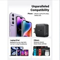UGREEN GaN Tech zidni punjač 65W, 1×USB-A/3×USB-C, PD3.0/QC4.0+, crni