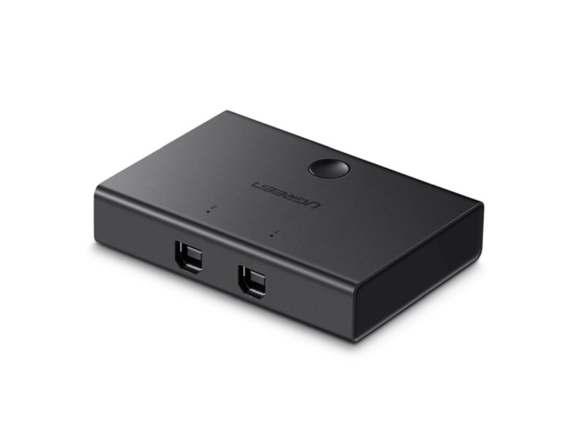 UGREEN Data Switch USB 2.0, 2 ulaza/1 izlaz, crni