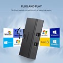 UGREEN Data Switch USB 2.0, 2 ulaza/1 izlaz, crni