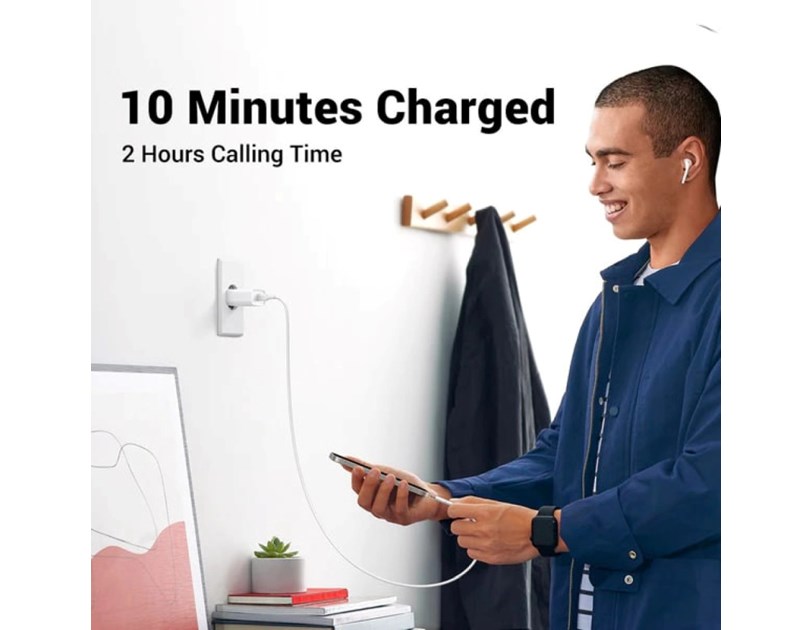 UGREEN zidni punjač 20W, USB-C, PD3.0/QC4.0+, bijeli