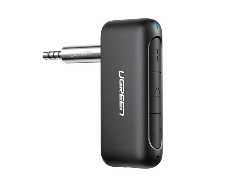 UGREEN Aux Bluetooth 5.0 adapter, 3.5mm, crni