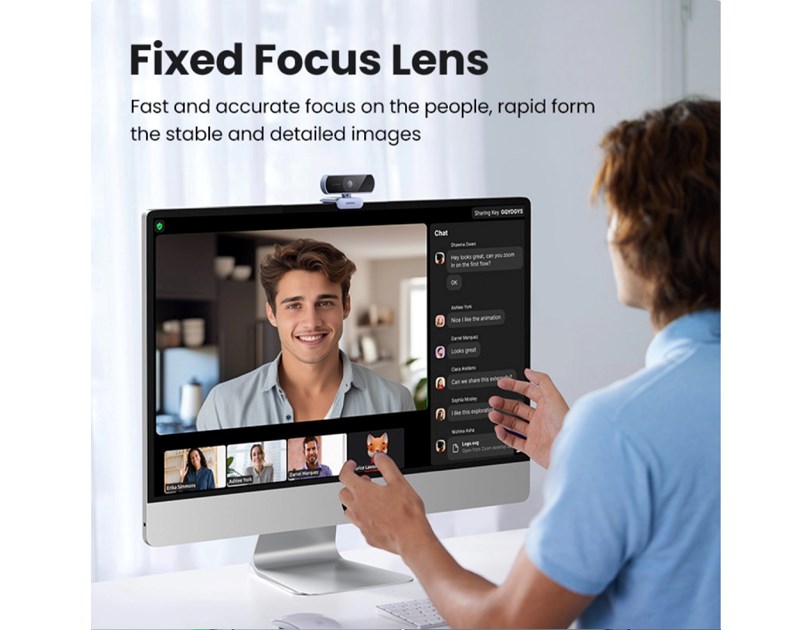 UGREEN CM678 Web kamera, Full HD 1080p, HD, crna