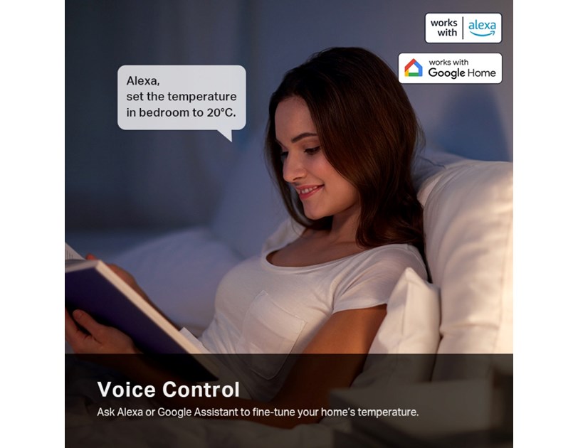 TP-Link Kasa pametni termostat + HUB KH100  / Udaljena kontrola/ Glasovna kontrola/ Pametni raspored/ Child Lock