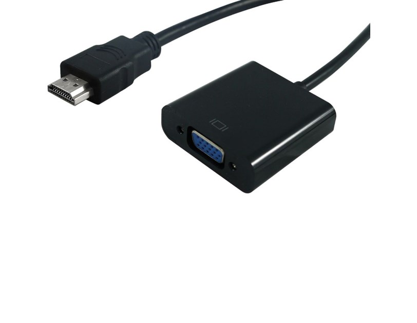 STANDARD adapter/kabel HDMI - VGA, M/F, 0.15m