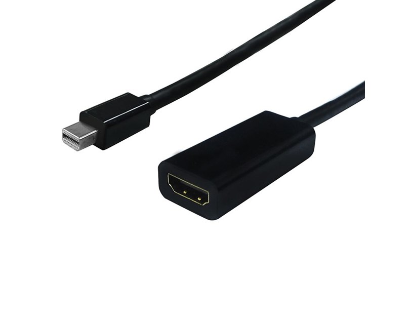 STANDARD adapter/kabel Mini DisplayPort - HDMI, M/F, v1.2, 0.1m