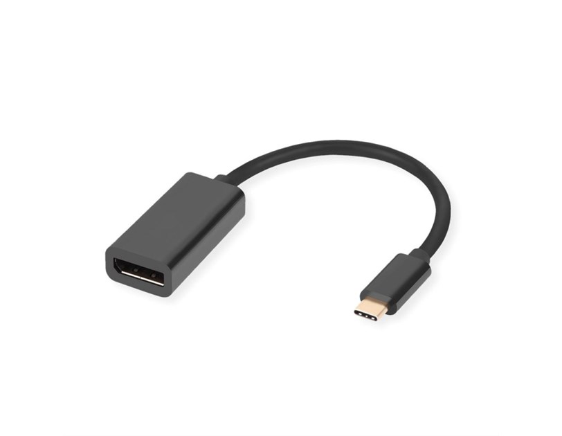 STANDARD USB-C - DisplayPort adapter, v1.2, M/F, 4K-60Hz