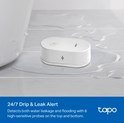 TP-Link Tapo T300 Pametni senzor curenja vode, 90dB alarm, IP67, Tapo app