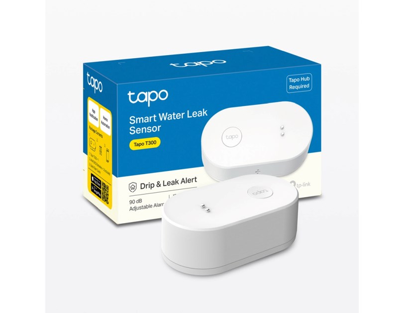 TP-Link Tapo T300 Pametni senzor curenja vode, 90dB alarm, IP67, Tapo app