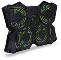 SureFire Bora Gaming podloga za hlađenje prijenosnika do 17", USB, zeleni LED