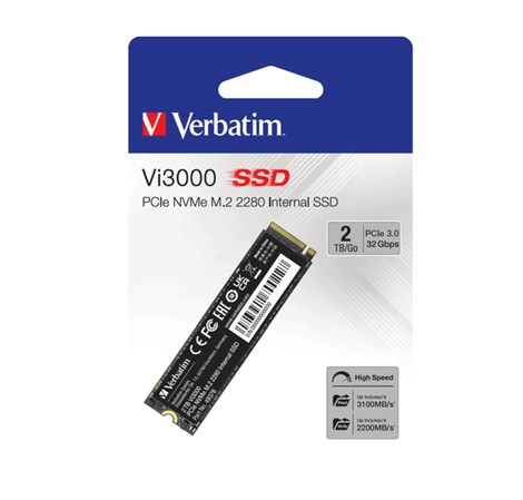 Verbatim Vi3000 2TB SSD M.2 NVMe PCIe Gen3x4