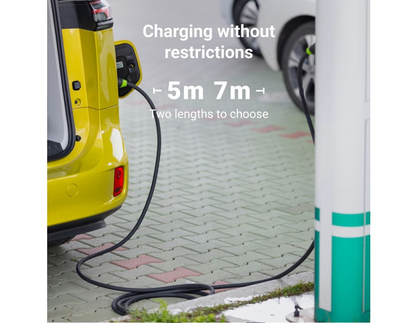 Green Cell (EVKABGC03) Snap kabel Tip 2, 11kW za punjenje električnih vozila, 5m