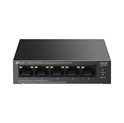 TP-Link 5-Port 10/100Mbps Desktop preklopnik (Switch), 5×10/100 Mbps RJ45 Ports (4×10/100 Mbps 802.3af PoE Ports) 802.3af, 41W PoE Power, metalno kučište