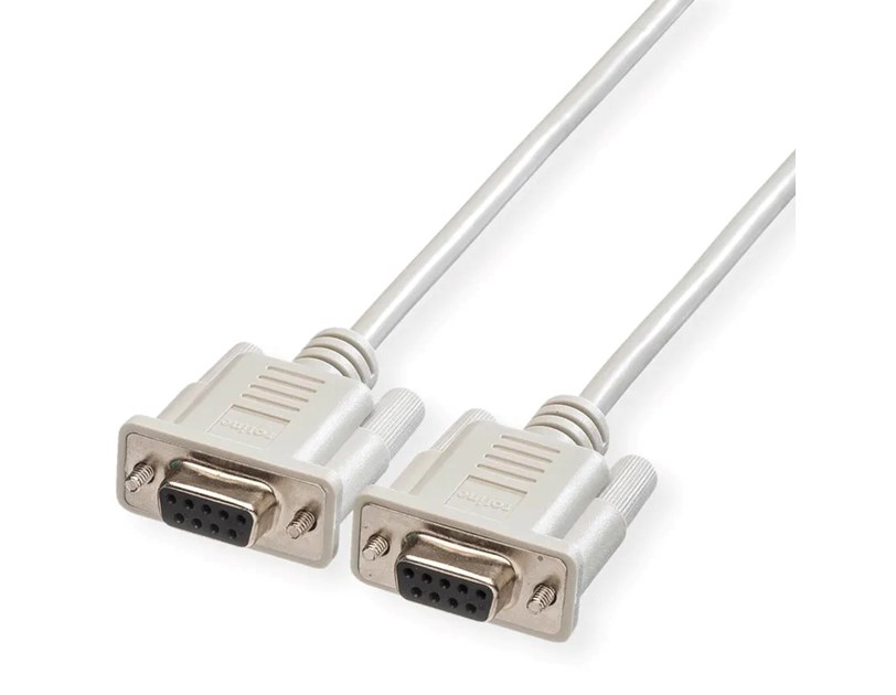 Roline serijski link kabel DB9 F/F, 3.0m, sivi