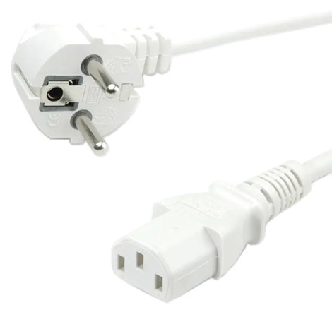 Roline VALUE naponski kabel, ravni IEC320 C13, 1.8m, bijeli