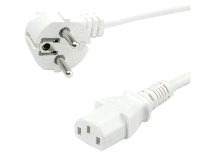 Roline VALUE naponski kabel, ravni IEC320 C13, 1.8m, bijeli
