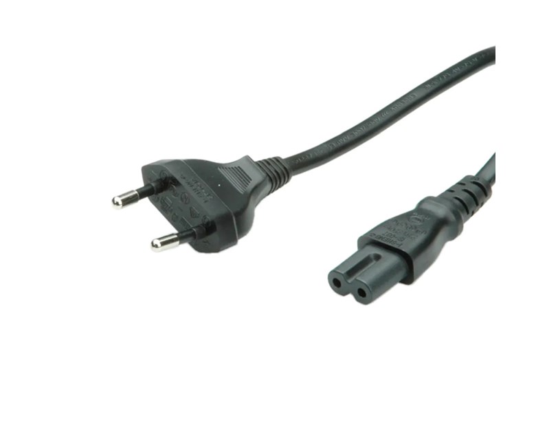 Roline VALUE naponski kabel 2-polni, IEC320 C7, 3.0m, crni