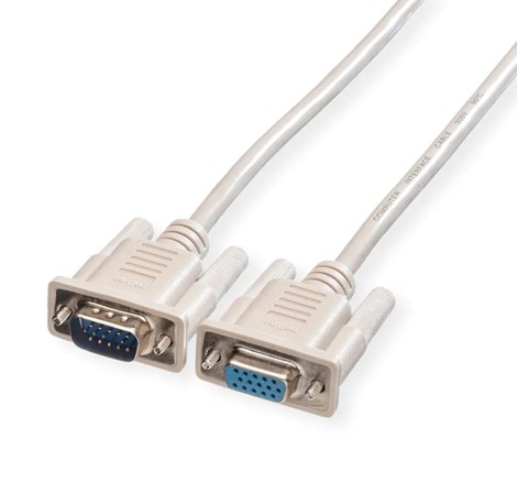 Roline VGA produžni kabel, HD15 F/M, 1.8m