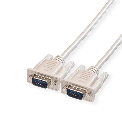 Roline VGA kabel, HD15 M/M, 3.0m, sivi