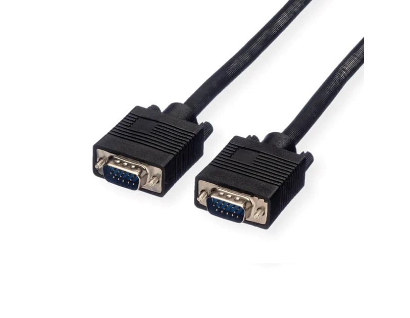Roline VALUE VGA kabel, HD15 M/M, 6.0m, crni