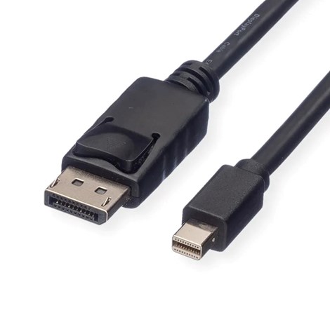 Roline DisplayPort kabel v1.1, DP - Mini DP, M/M, 2.0m, crni