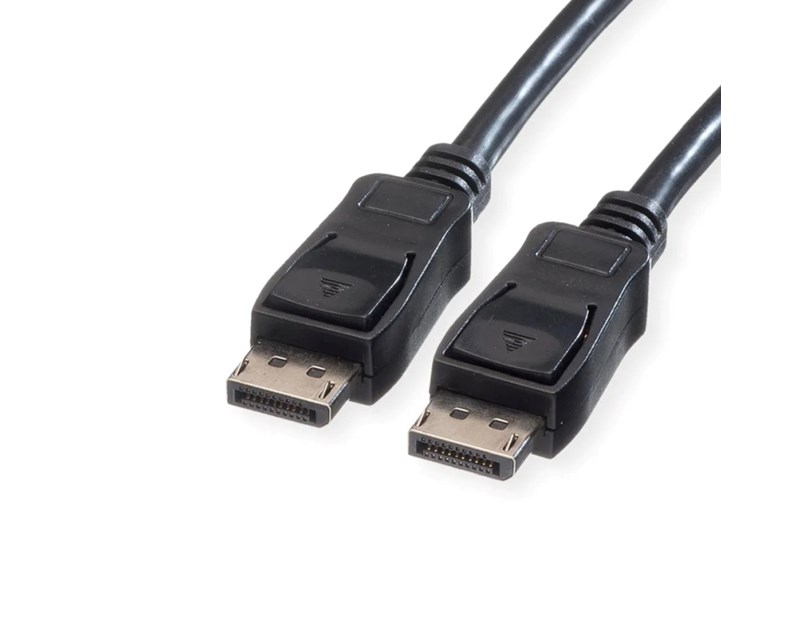 Roline VALUE DisplayPort kabel, DP-DP M/M, 1.0m, crni