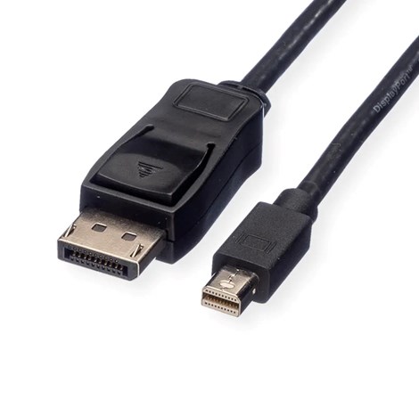 Roline VALUE DisplayPort kabel, DP - Mini DP, M/M, 1.0m, crni