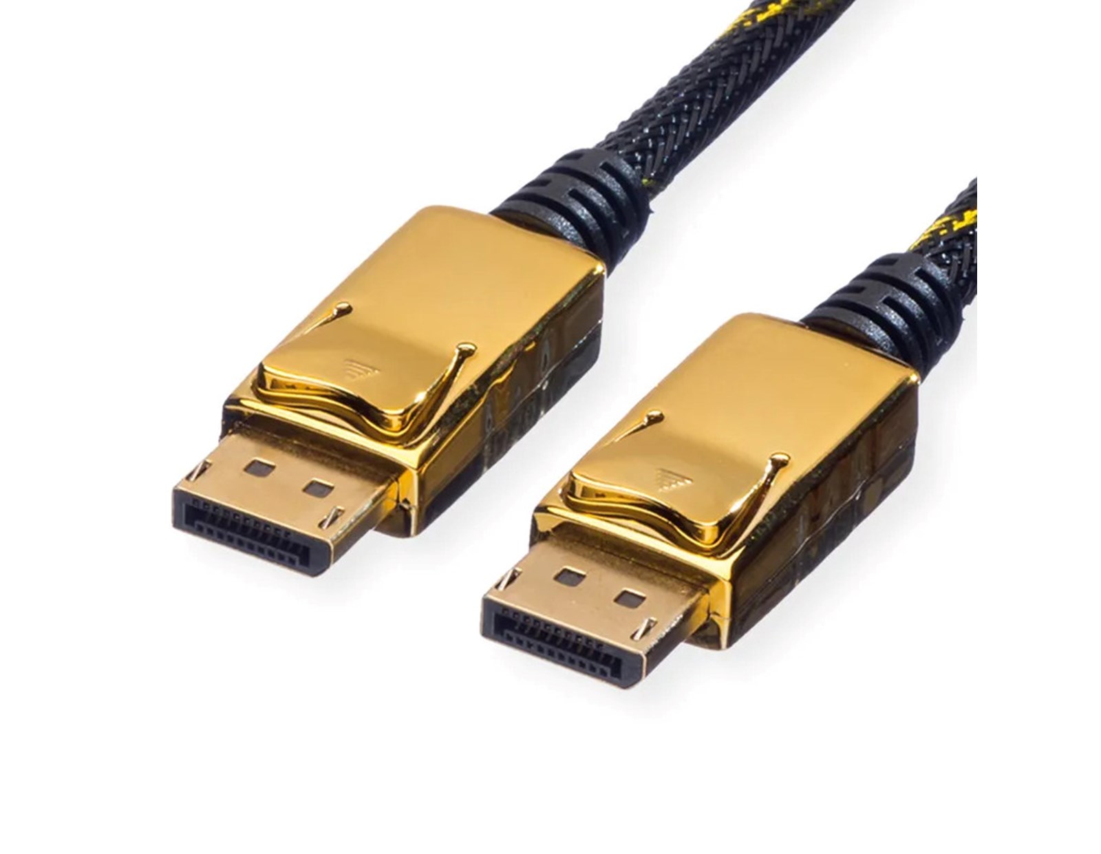 Roline GOLD DisplayPort kabel v1.2, DP-DP M/M, 3.0m, crno/zlatni