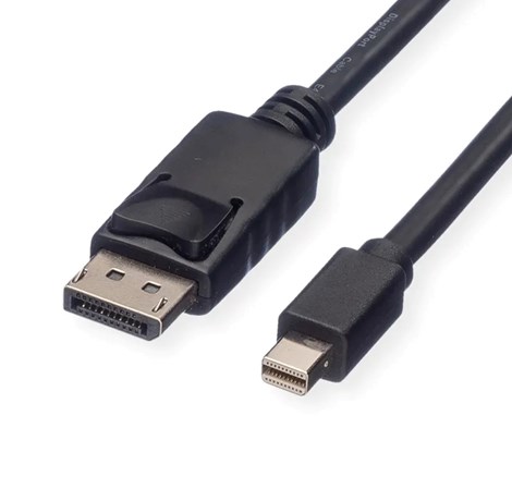Roline DisplayPort kabel v1.1, DP - Mini DP, M/M, 5.0m, crni
